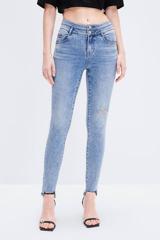 High Rise Slim Fit Stretchy Jeans