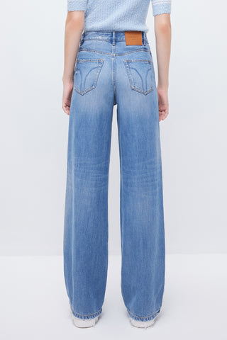 Relaxed Fit Denim Jeans With Tencel Drape
