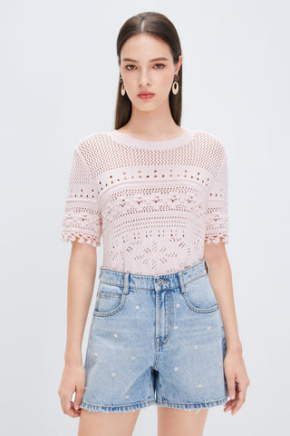 Elegant Stretchy Pullover Shirt In Modern Chinese Style