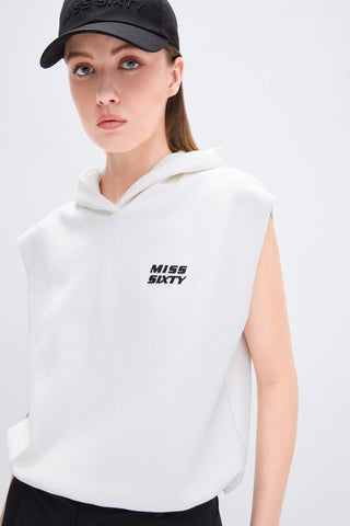 Hooded Sleeveless T-Shirt