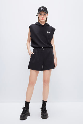 Hooded Sleeveless T-Shirt