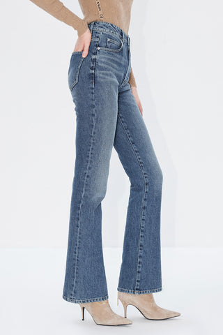 Slight Flared High Waist Jeans